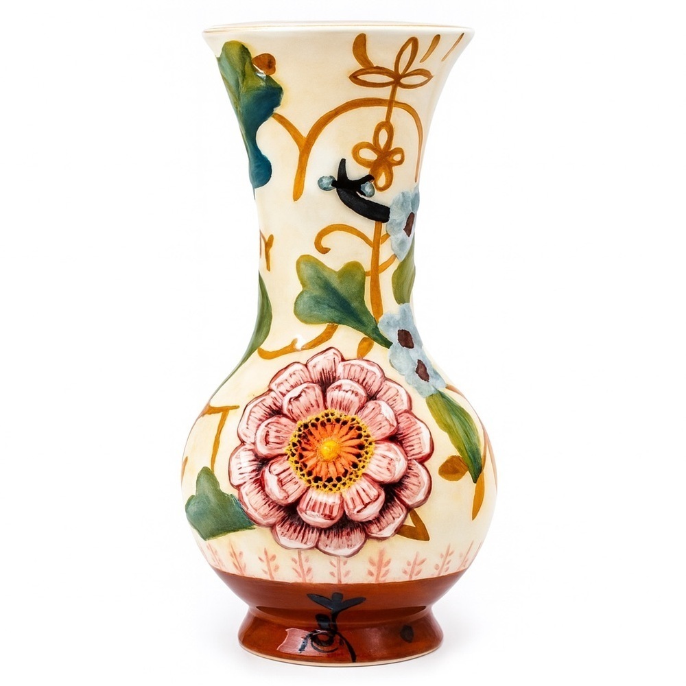 Tracy Porter Hand Painted Ceramic Vase
